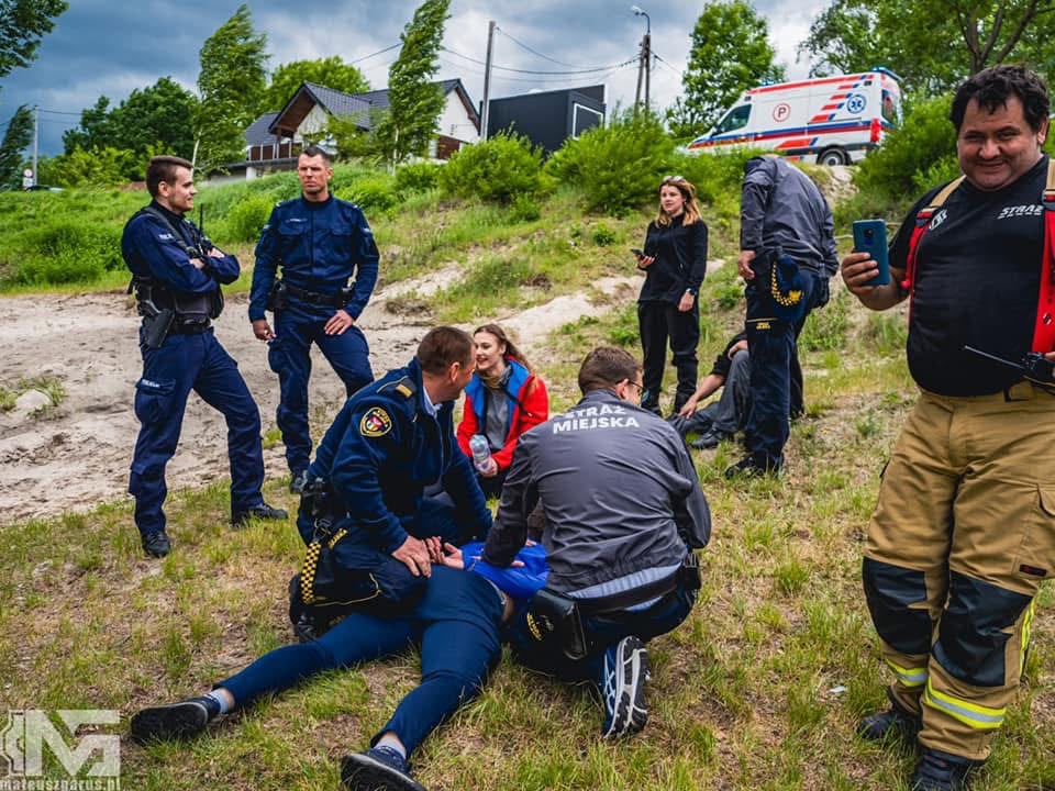 Akcja ratownicza podczas ćwiczeń Pogoria Alert 2022